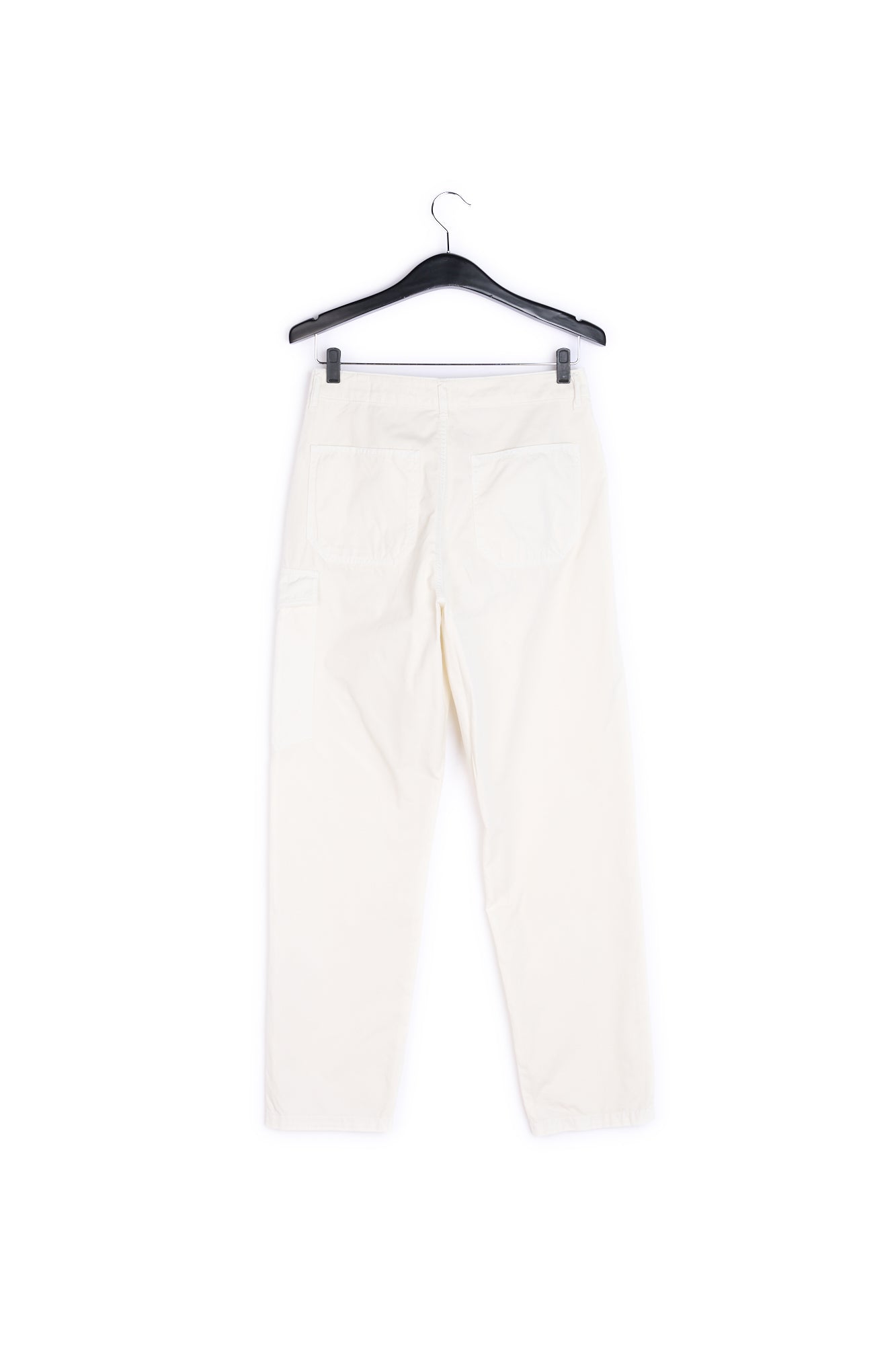 Off-white cotton cargo pants RE—SSENTIEL | Essentiel second hand