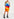 Multicolor paint brush print mini dress Faume - seconde main