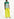 White and green striped shirt with beaded fringes Faume - seconde main
