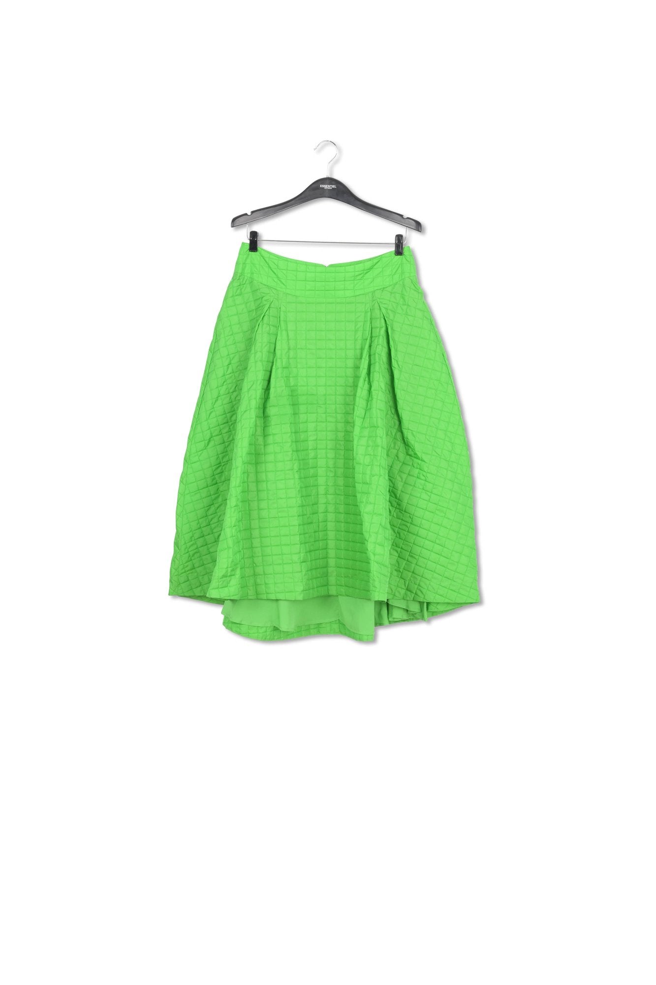 Green pleated midi skirt RE—SSENTIEL | Essentiel second hand