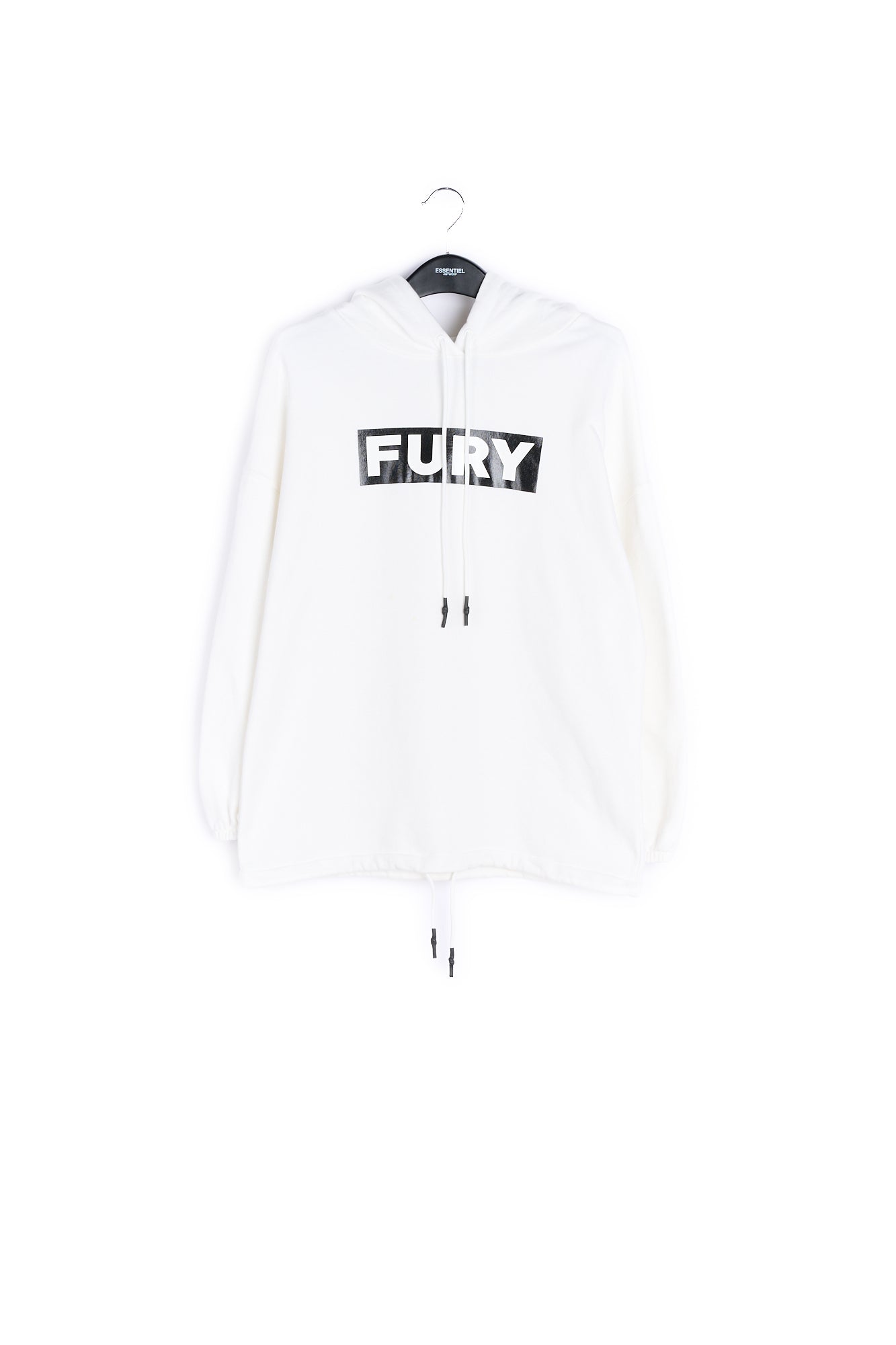 Off-white cotton-jersey 'Fury' sweatshirt RE—SSENTIEL | Essentiel second hand