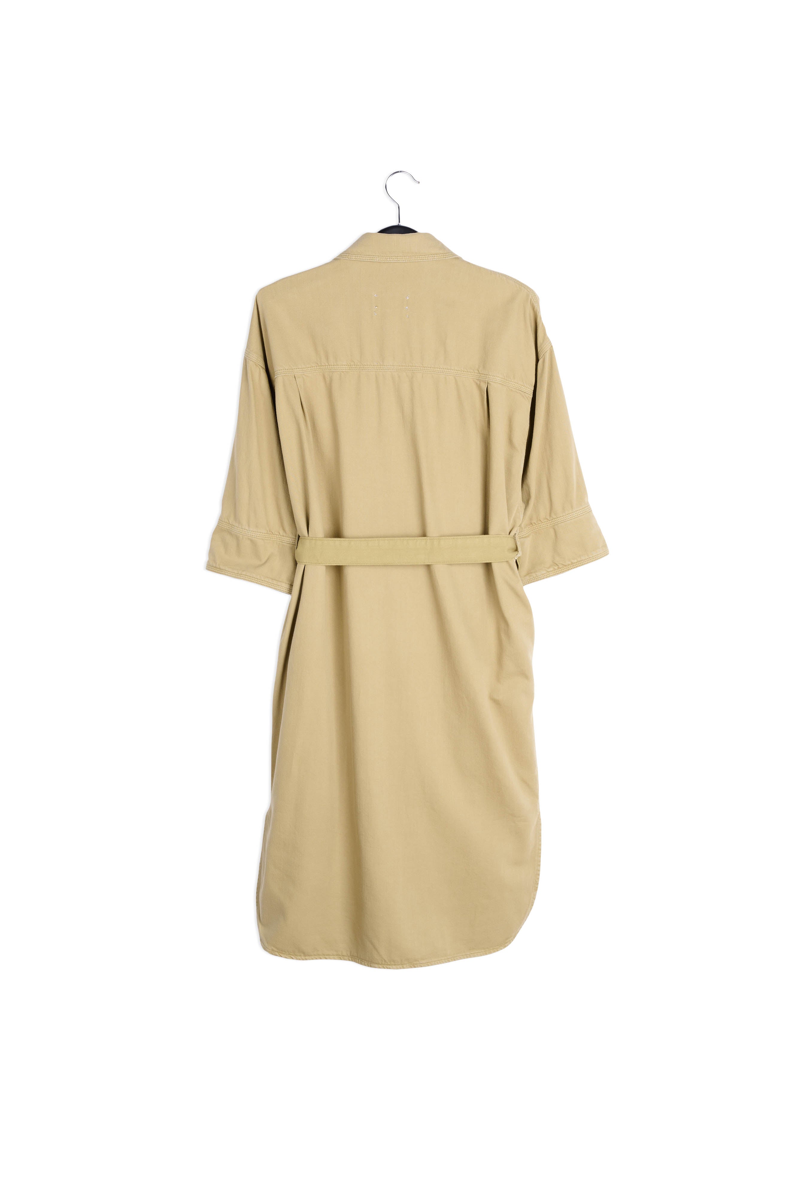 Beige denim shirt dress RE—SSENTIEL | Essentiel second hand