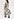 Off-white botanical-print silk midi dress Faume - seconde main