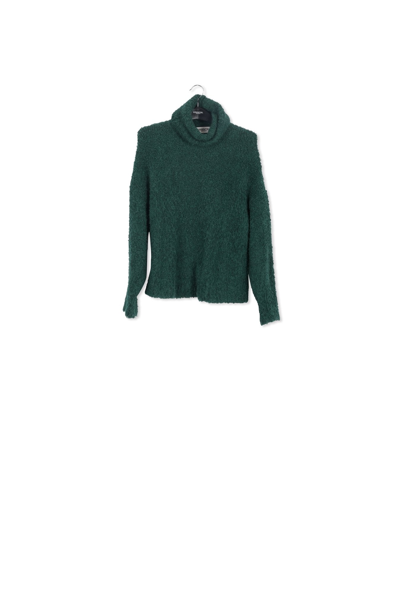 Pull vert foncé à  col amovible RE—SSENTIEL | Essentiel second hand