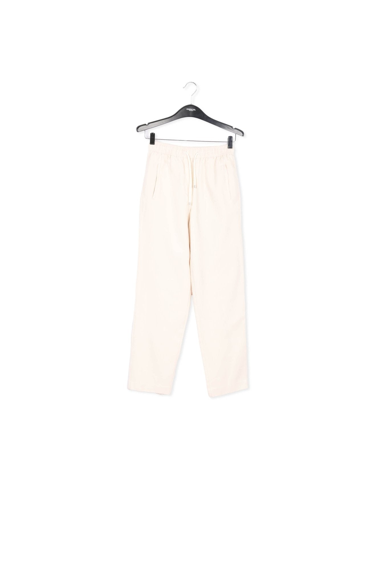 Off-white cotton tapered pants RE—SSENTIEL | Essentiel second hand
