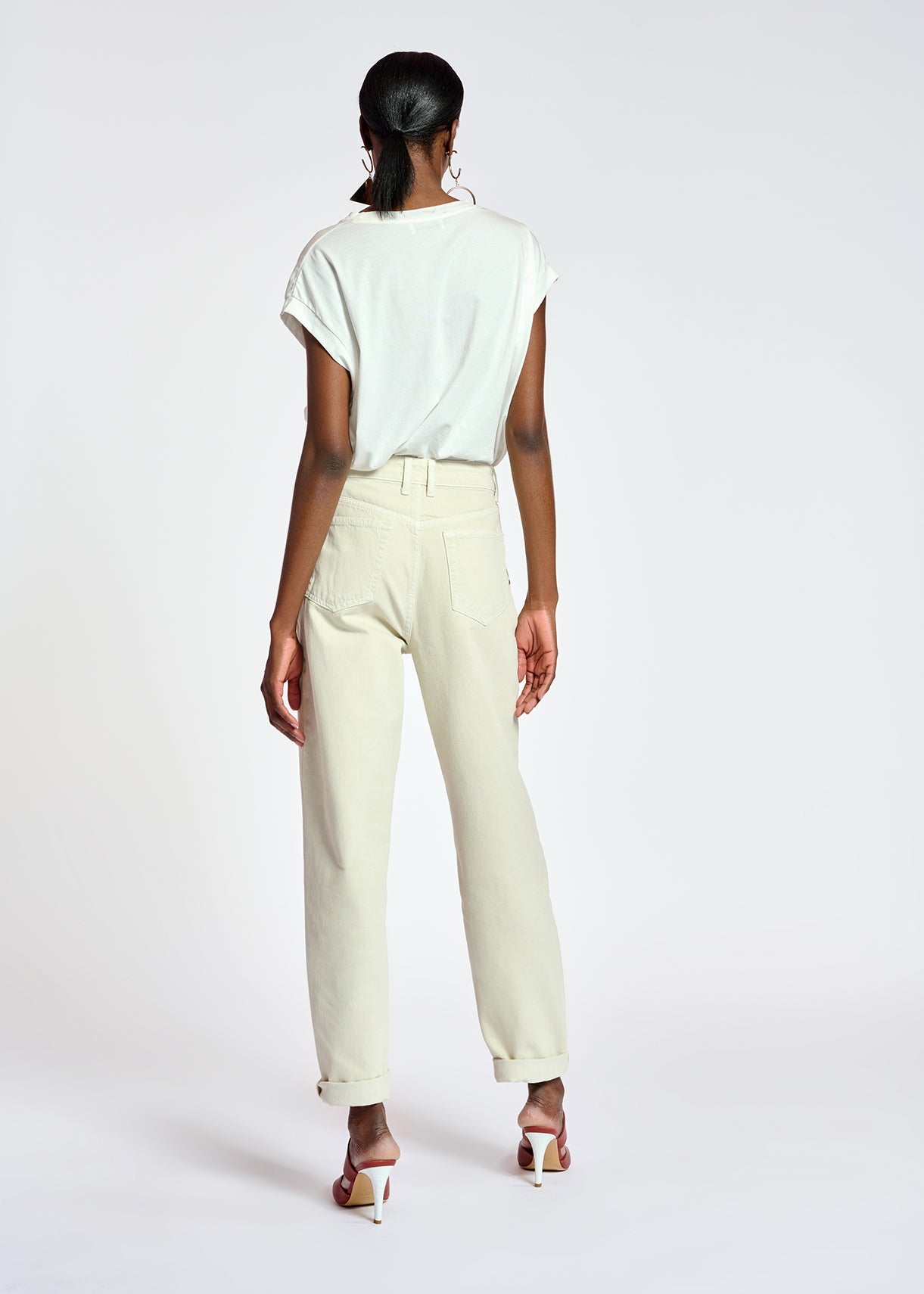 Jean boyfriend blanc cassé RE—SSENTIEL | Essentiel second hand