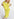 Top sans manches en jacquard fleuri blanc cassé et jaune Faume - seconde main