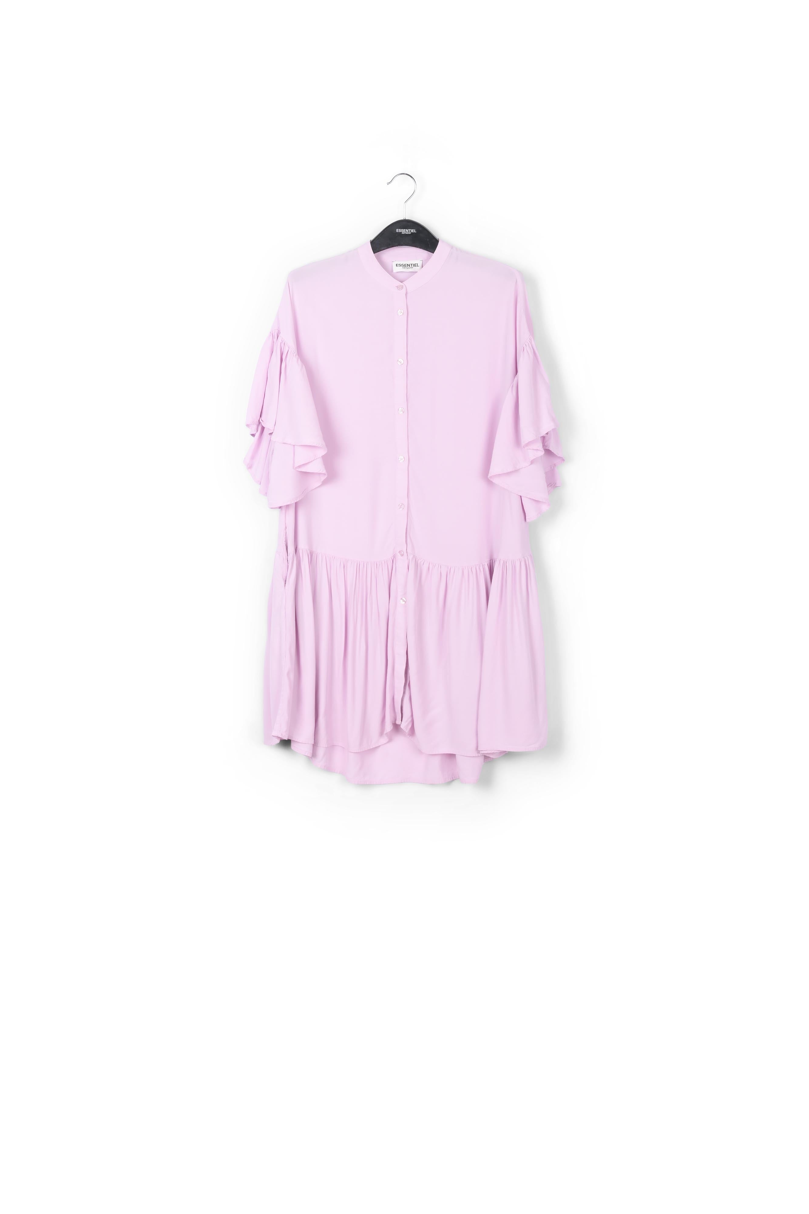 Mini robe lilas à manches volantées RE—SSENTIEL | Essentiel second hand