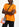 Oranje linnen T-shirt Faume - seconde main