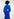 Blauwe top met pofmouwen Faume - seconde main