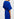 Blue a-line dress with short sleeves Faume - seconde main