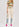 Off-white and light blue patchwork jeans Faume - seconde main