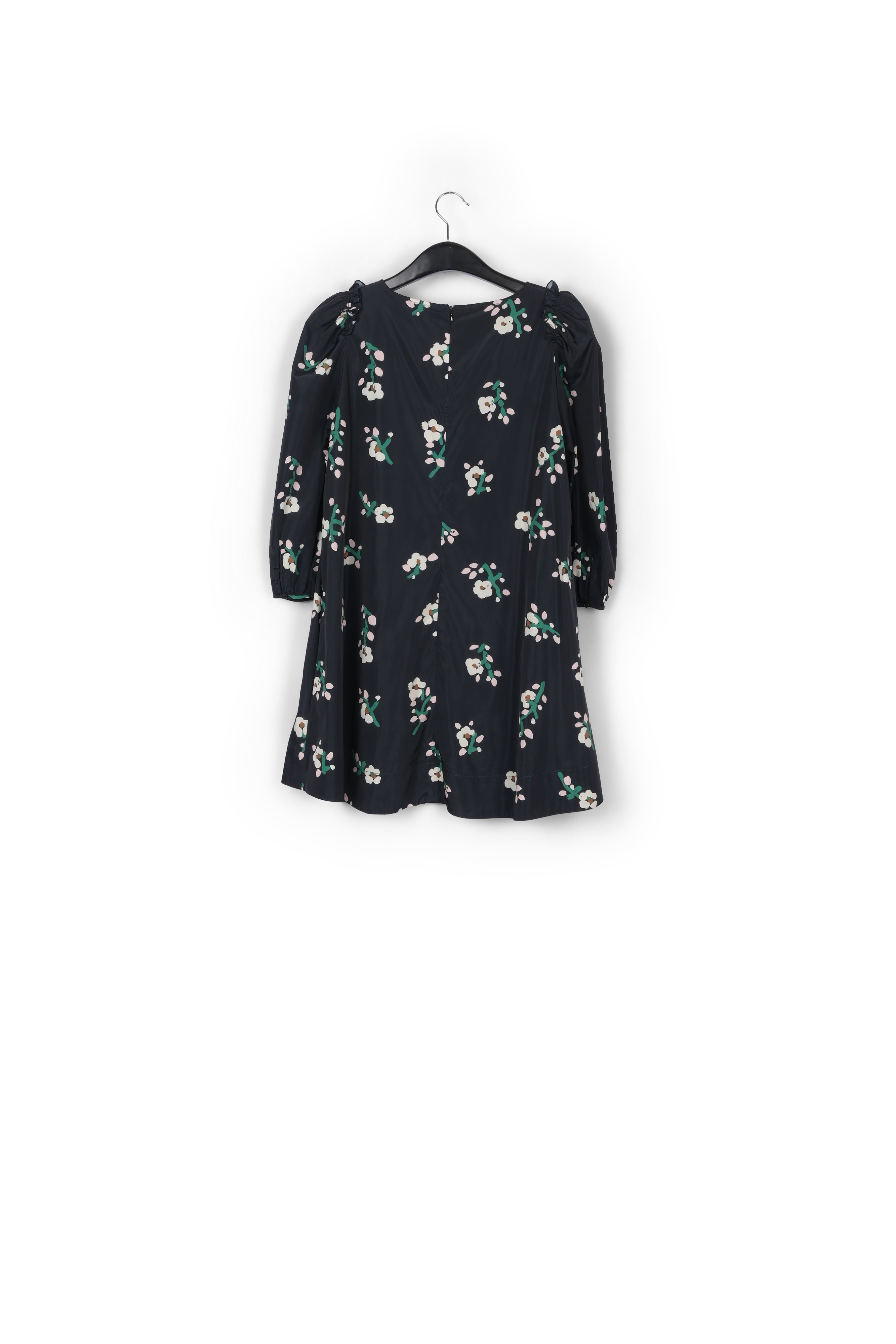 Black taffeta mini dress RE—SSENTIEL | Essentiel second hand