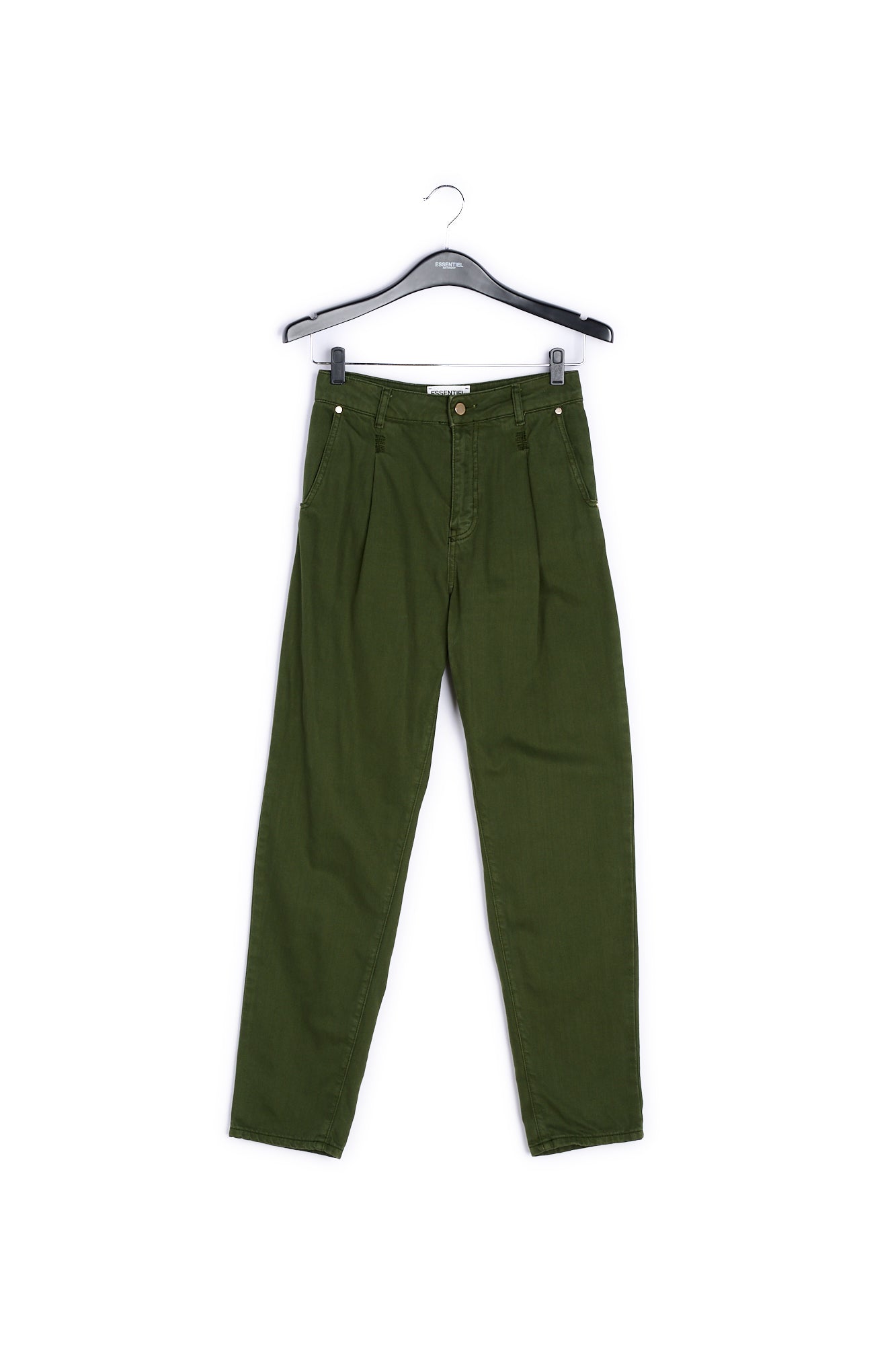 Pine green tapered jeans RE—SSENTIEL | Essentiel second hand