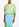 White and green striped cotton shirt with rhinestone embellishments Faume - seconde main