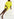 Mini-robe oversize jaune Faume - seconde main