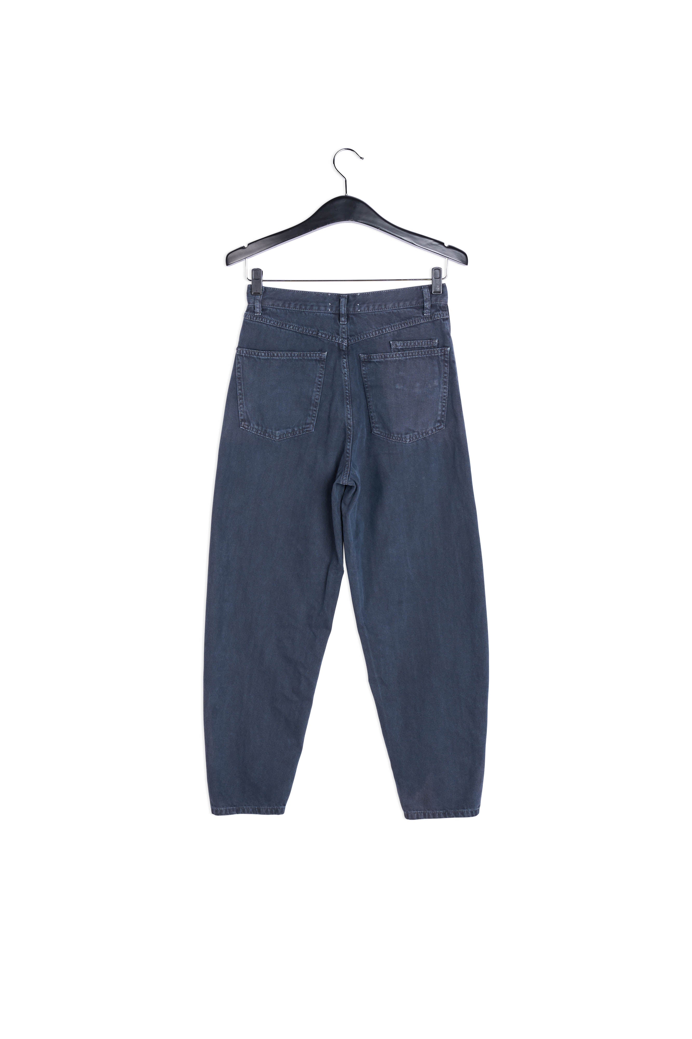 Black high waist loose-fit jeans RE—SSENTIEL | Essentiel second hand