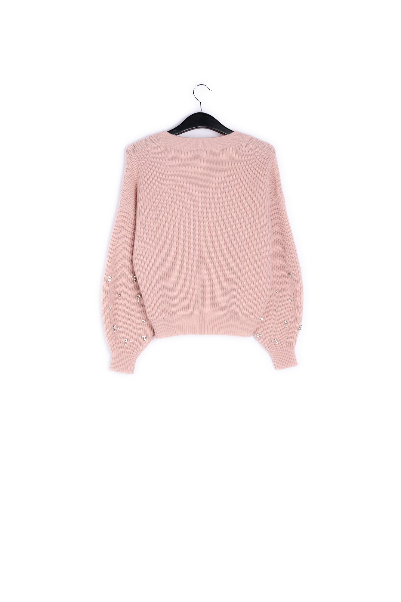 Pink rhinestone-detailed sweater RE—SSENTIEL | Essentiel second hand