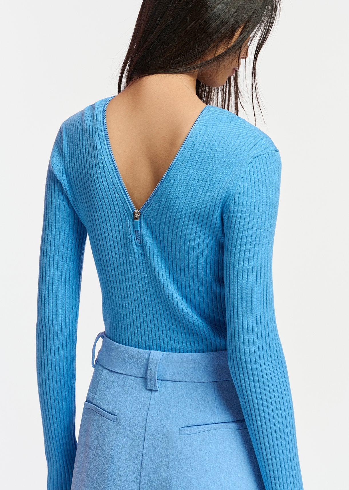 Blue wide-leg pants RE—SSENTIEL | Essentiel second hand