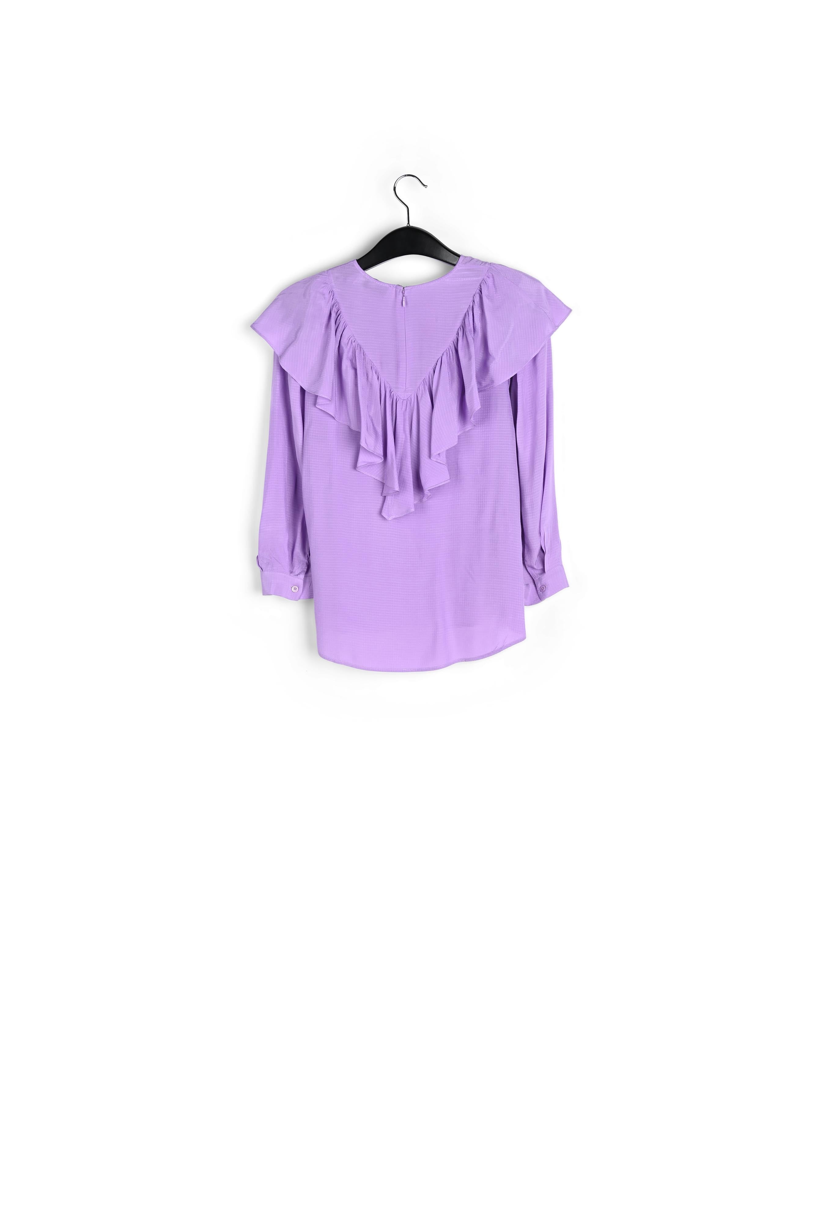 Lila wijde top met volant RE—SSENTIEL | Essentiel second hand