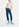 Blauwe enkeljeans met hoge taille Faume - seconde main