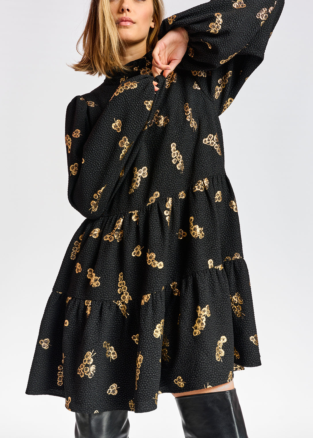 Agonize ruffle collar dress RE—SSENTIEL | Essentiel second hand