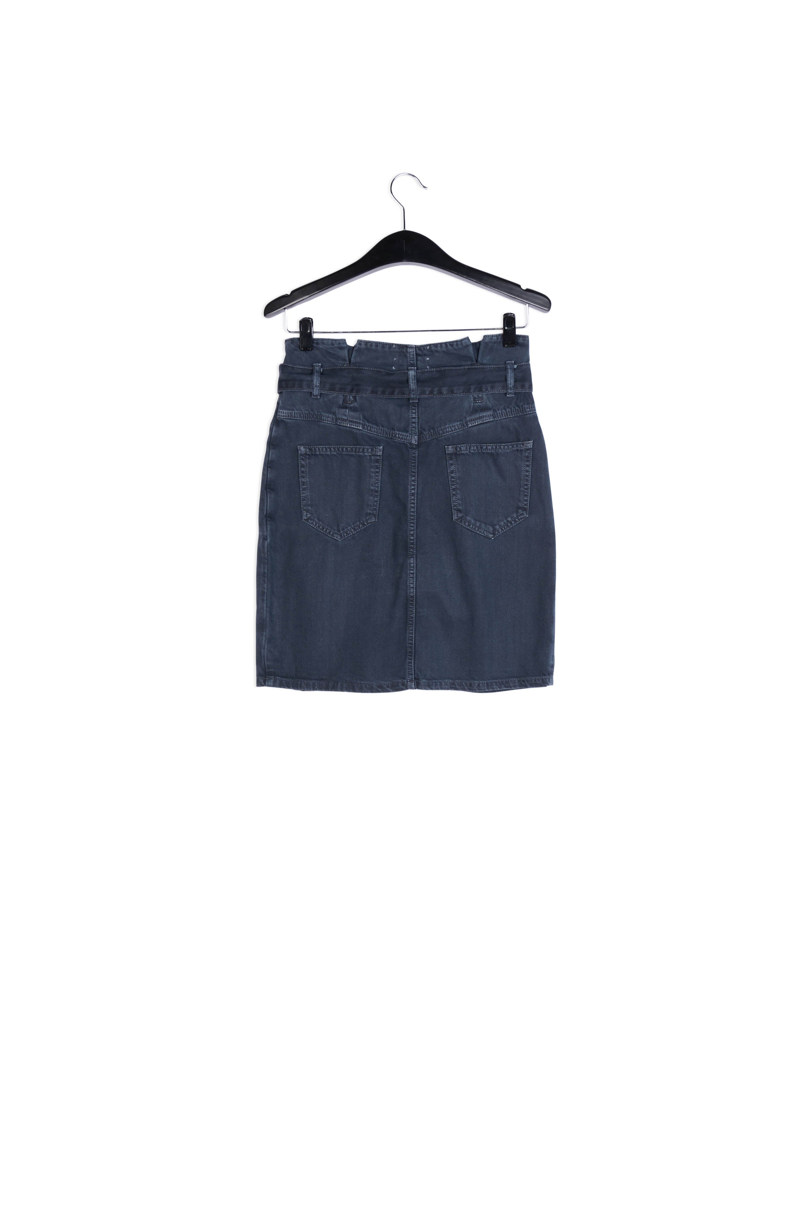 Minijupe noire à taille haute RE—SSENTIEL | Essentiel second hand