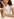 White T-shirt with embellished cap sleeves Faume - seconde main