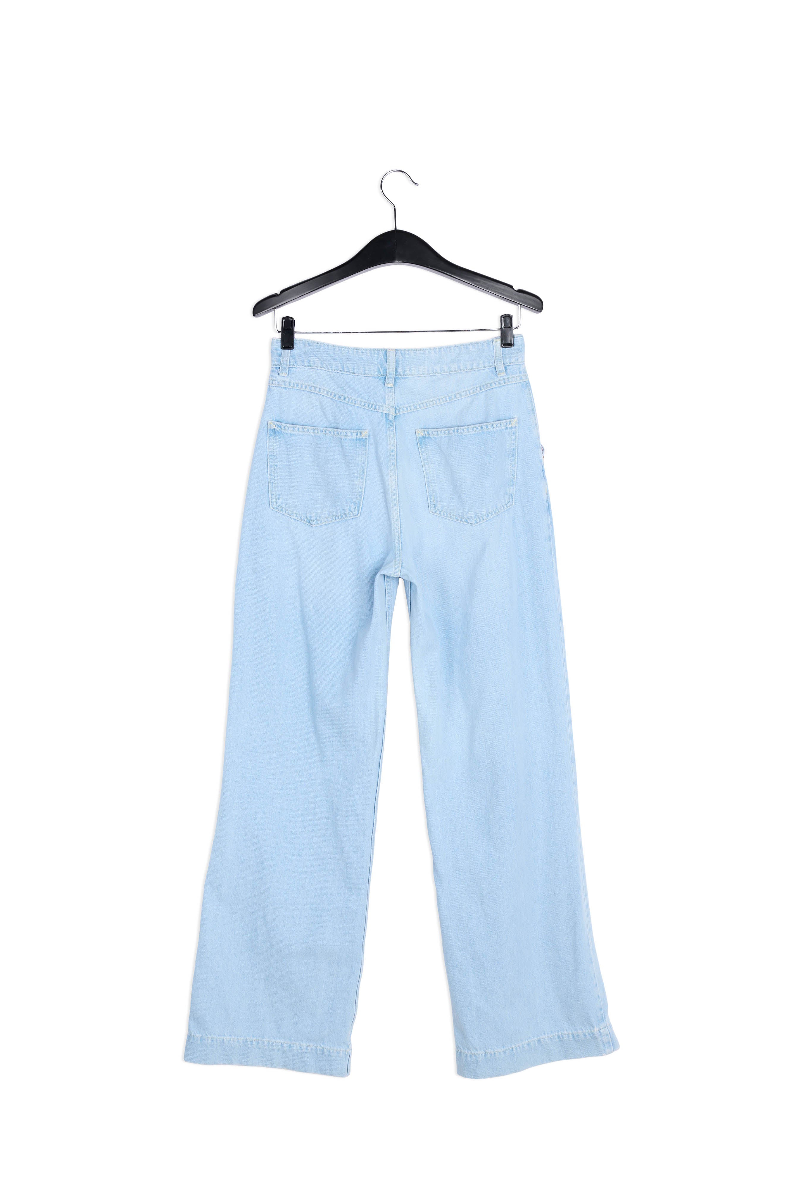 Light blue denim wide-leg jeans RE—SSENTIEL | Essentiel second hand