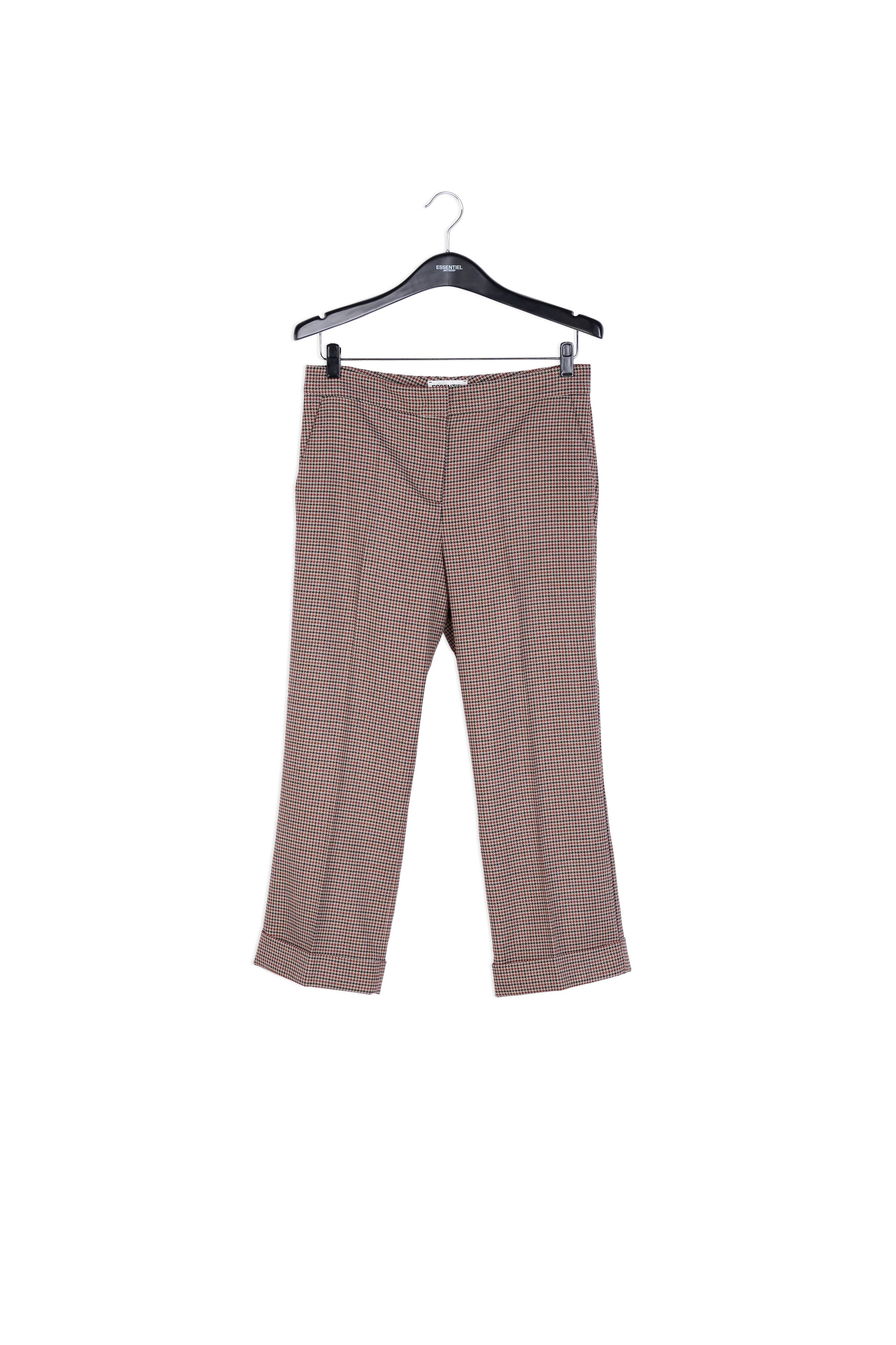 Beige 7/8ste broek met omgeplooide zoom RE—SSENTIEL | Essentiel second hand