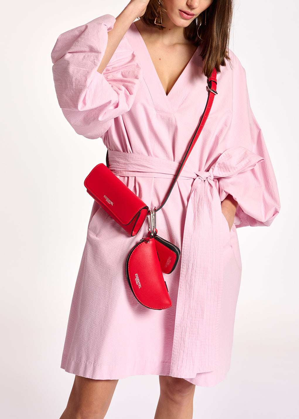 Mini robe rose clair RE—SSENTIEL | Essentiel second hand