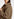 Brown houndstooth wool-blend coat Faume - seconde main