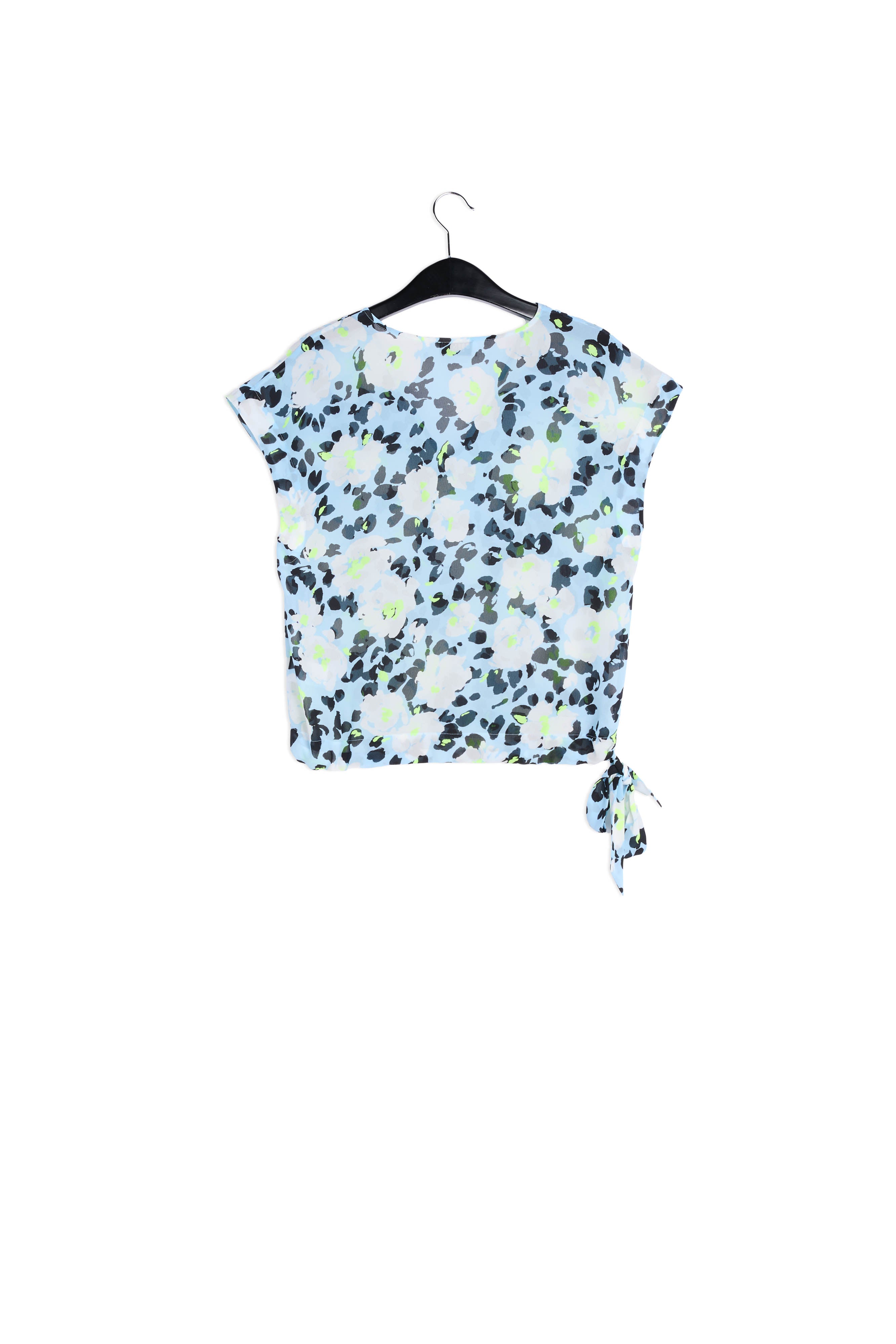 Top bleu pâle à imprimé floral RE—SSENTIEL | Essentiel second hand
