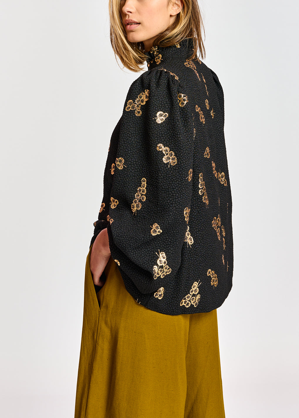 Adries ruffle collar top RE—SSENTIEL | Essentiel second hand