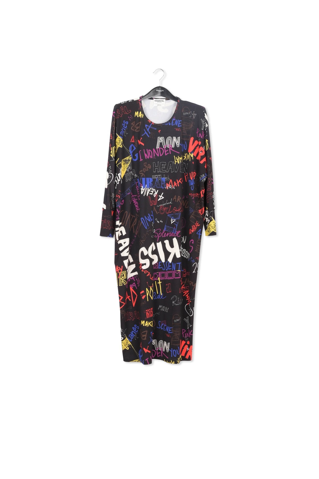 Robe midi avec texte imprimé RE—SSENTIEL | Essentiel second hand