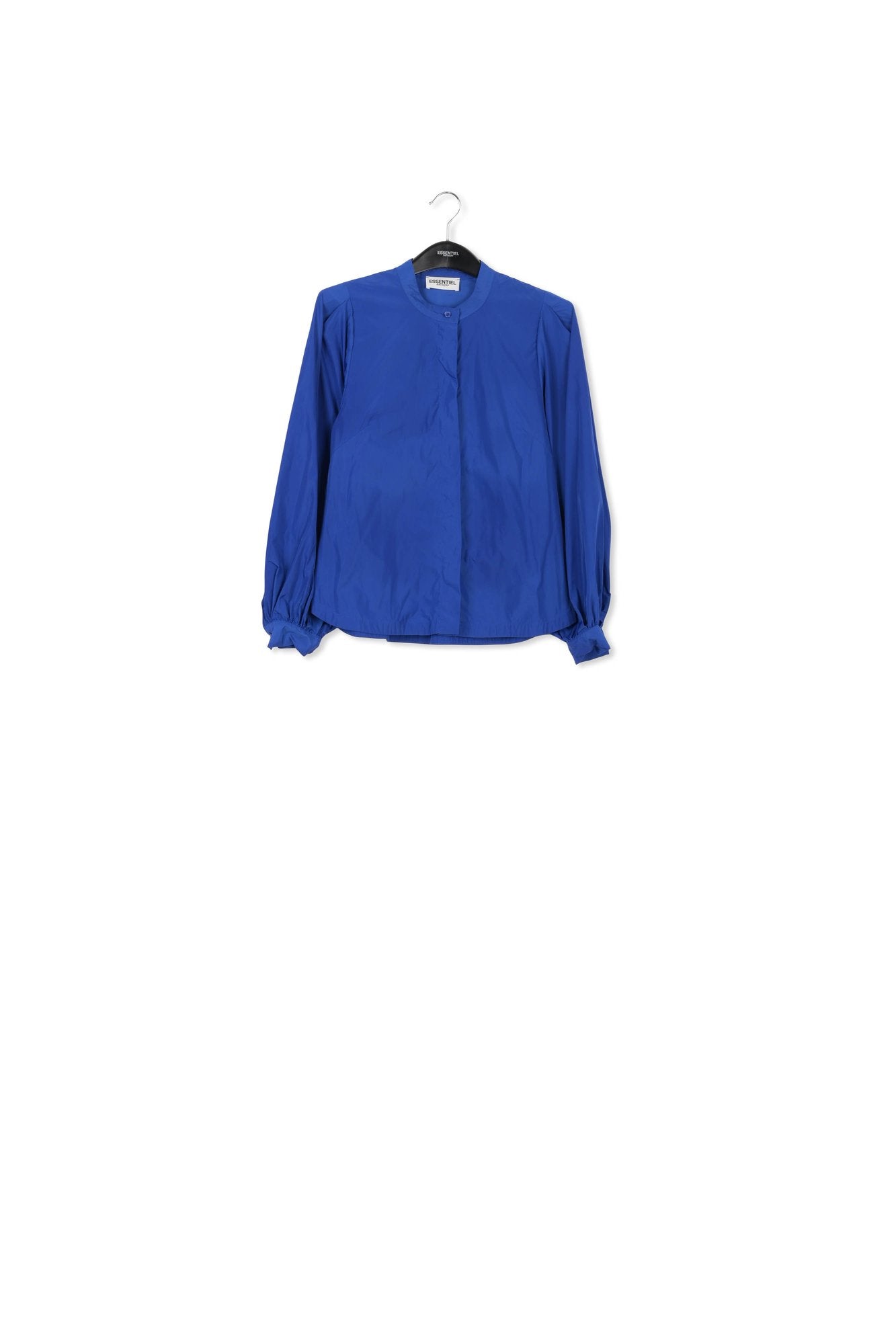 Blue puffed-sleeve top RE—SSENTIEL | Essentiel second hand