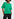 Green striped short-sleeved sweater Faume - seconde main