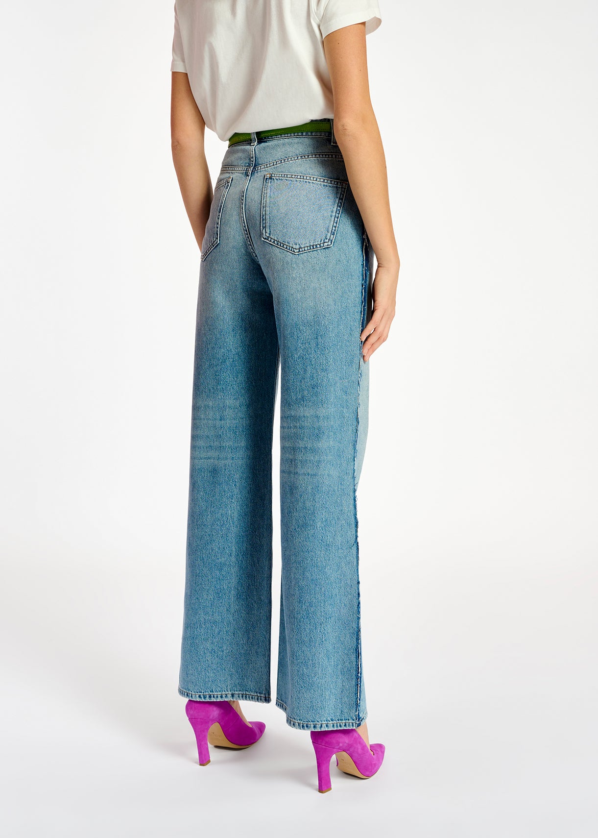 Jean bleu aux jambes larges RE—SSENTIEL | Essentiel second hand