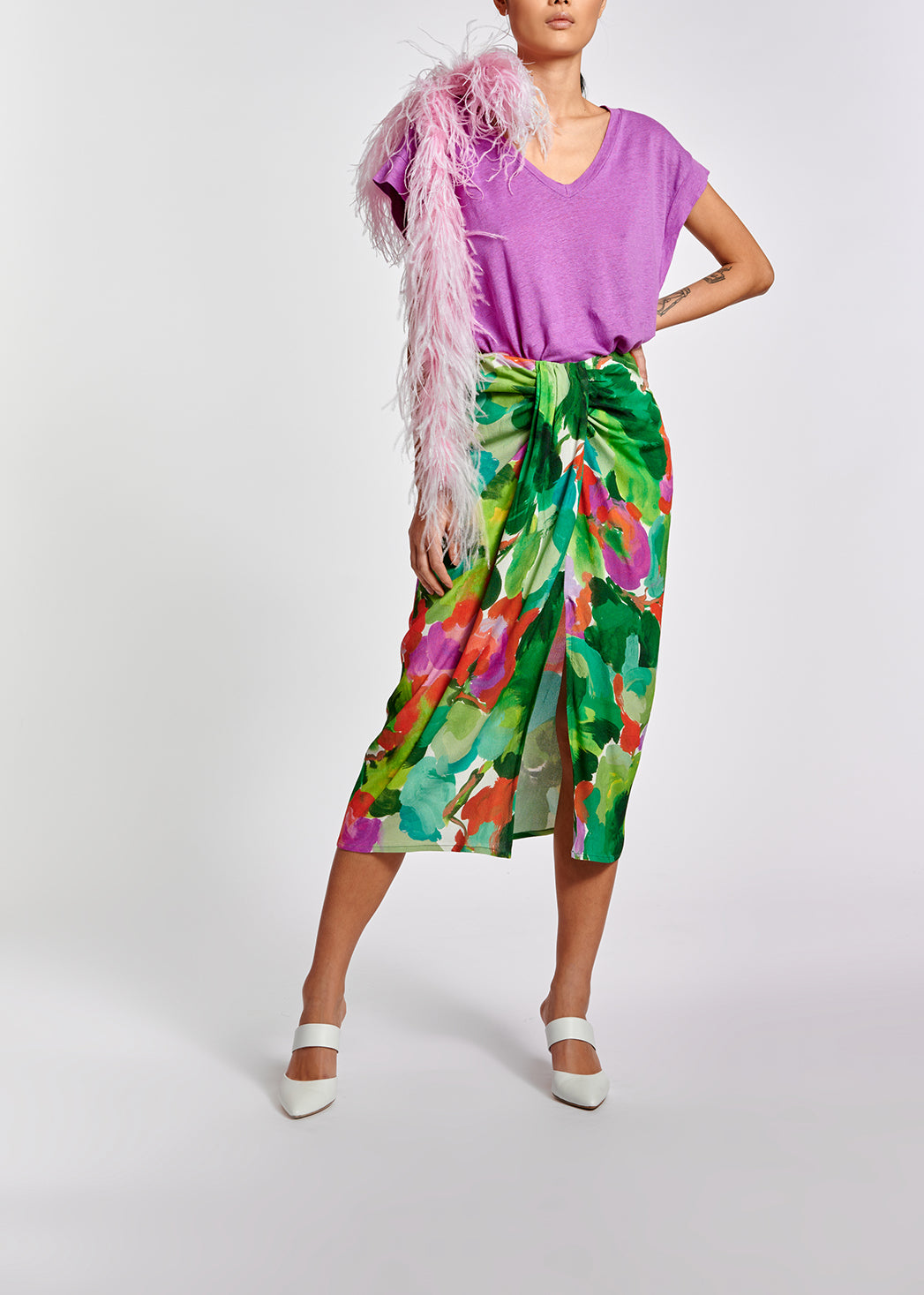 Midi skirt RE—SSENTIEL | Essentiel second hand