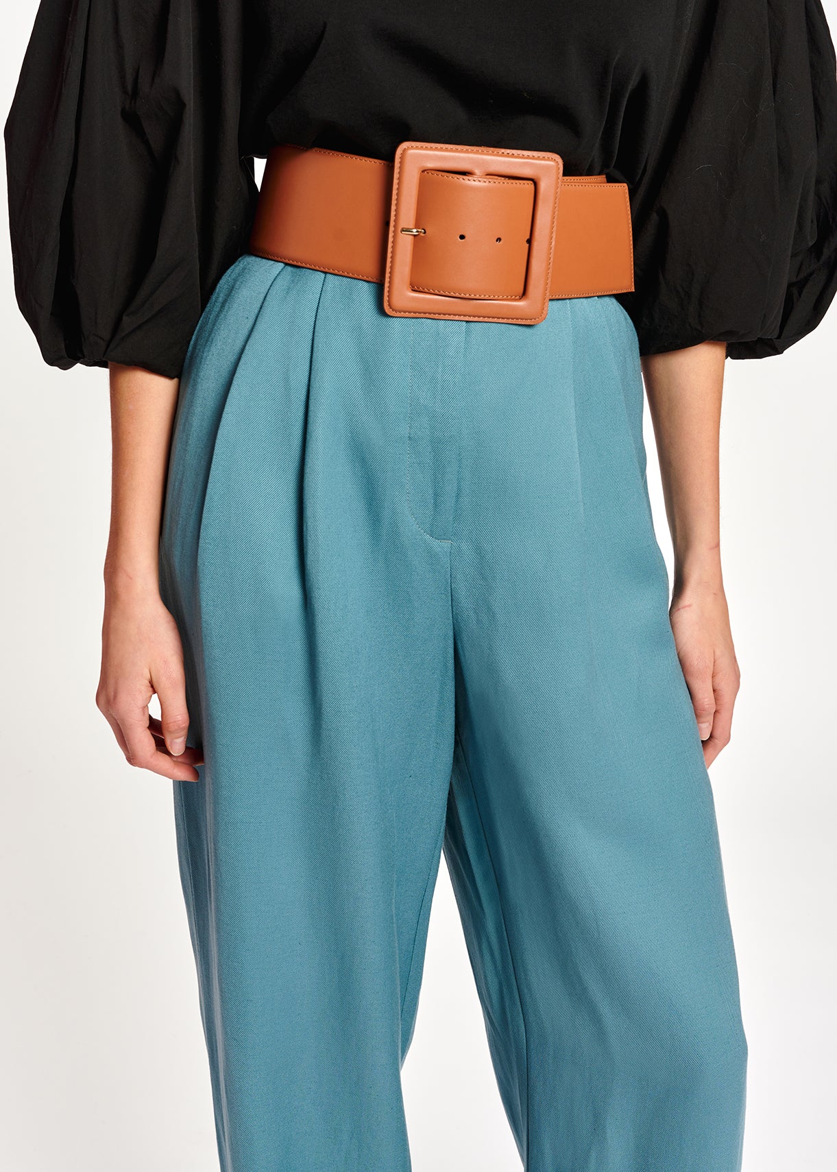 Blue wide-leg pants RE—SSENTIEL | Essentiel second hand