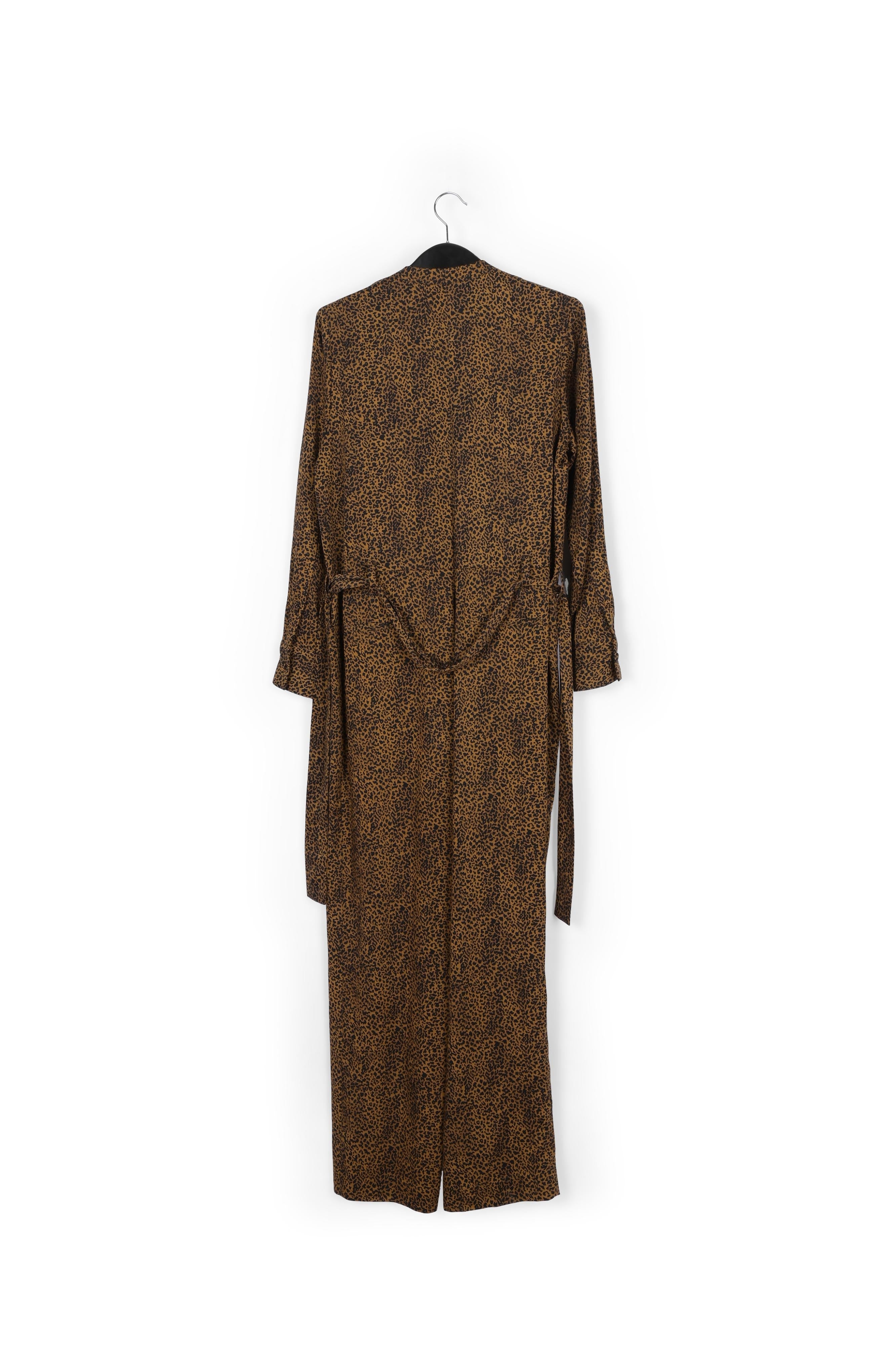 Jumpsuit with belt and leopard print RE—SSENTIEL | Essentiel second hand