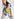 T shirt looney print Faume - seconde main