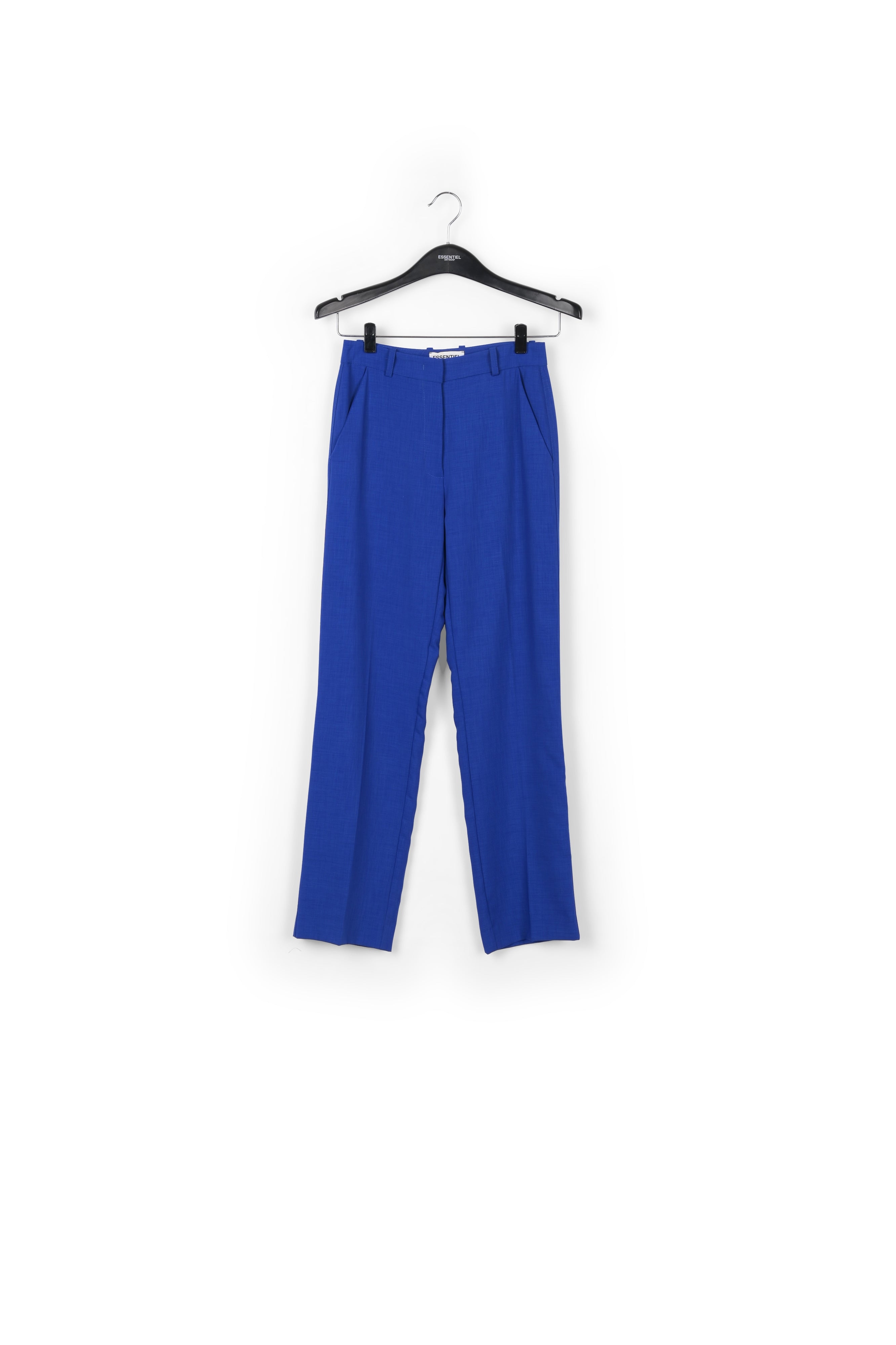 Blue tailored trousers RE—SSENTIEL | Essentiel second hand