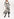 Off-white botanical-print silk midi dress Faume - seconde main