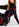 Text print midi-length dress Faume - seconde main