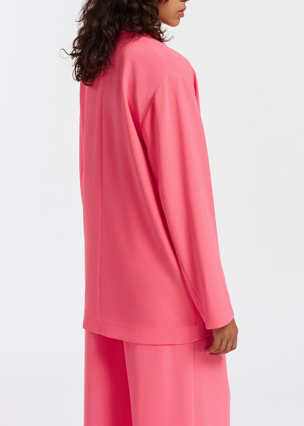 Pink double-breasted blazer RE—SSENTIEL | Essentiel second hand