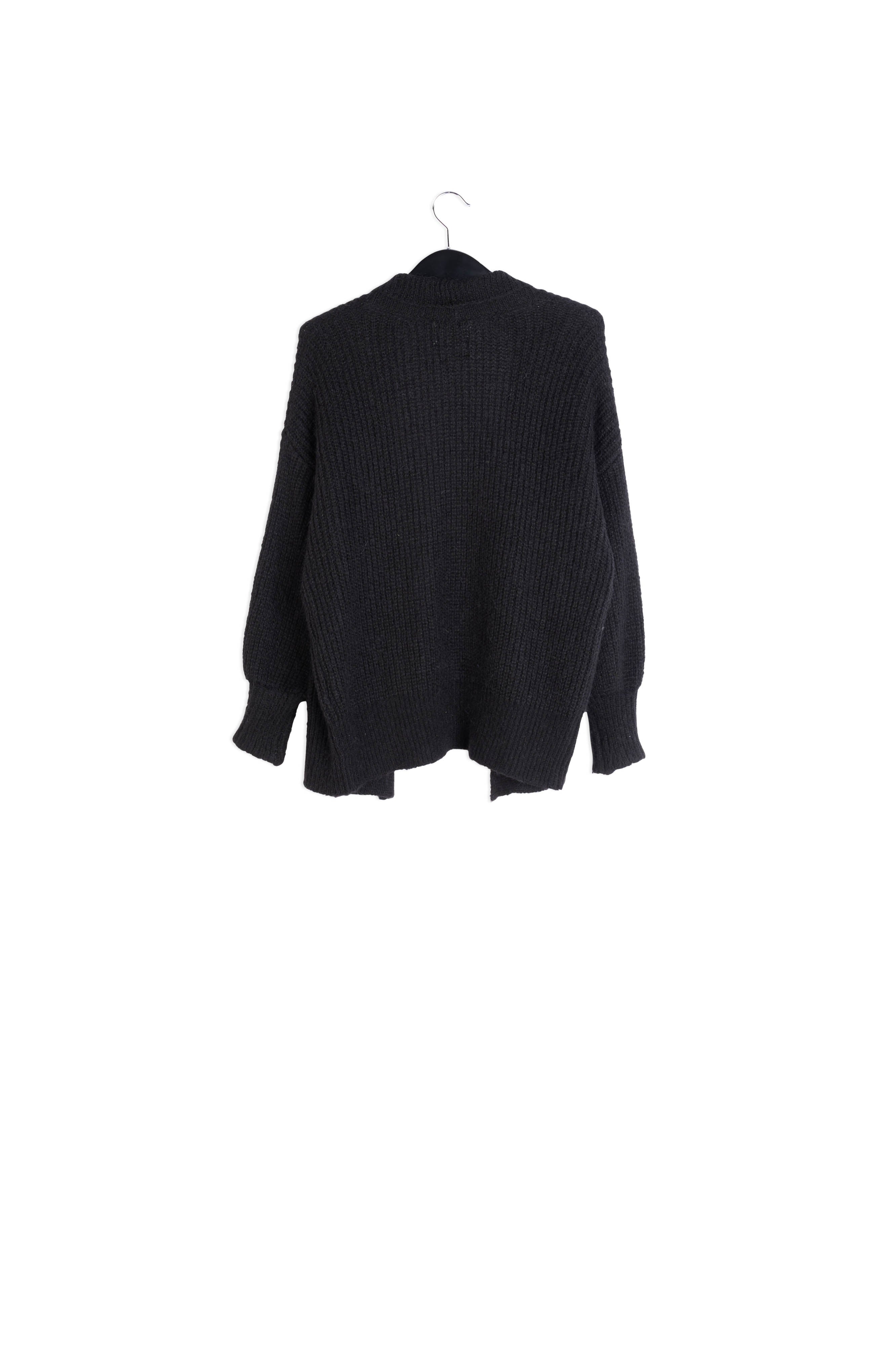 Black shawl collar cardigan RE—SSENTIEL | Essentiel second hand