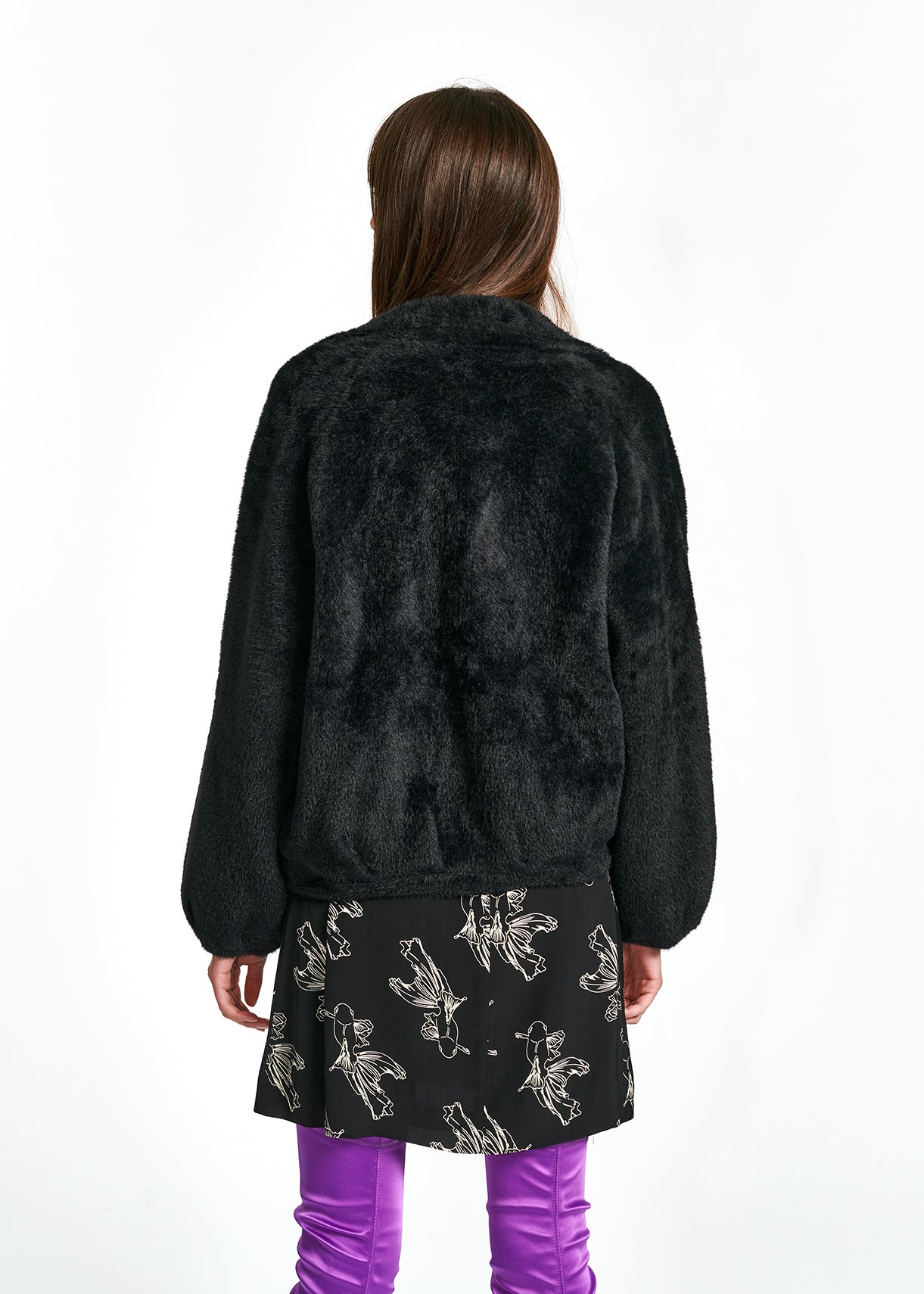 Black knitted short jacket RE—SSENTIEL | Essentiel second hand