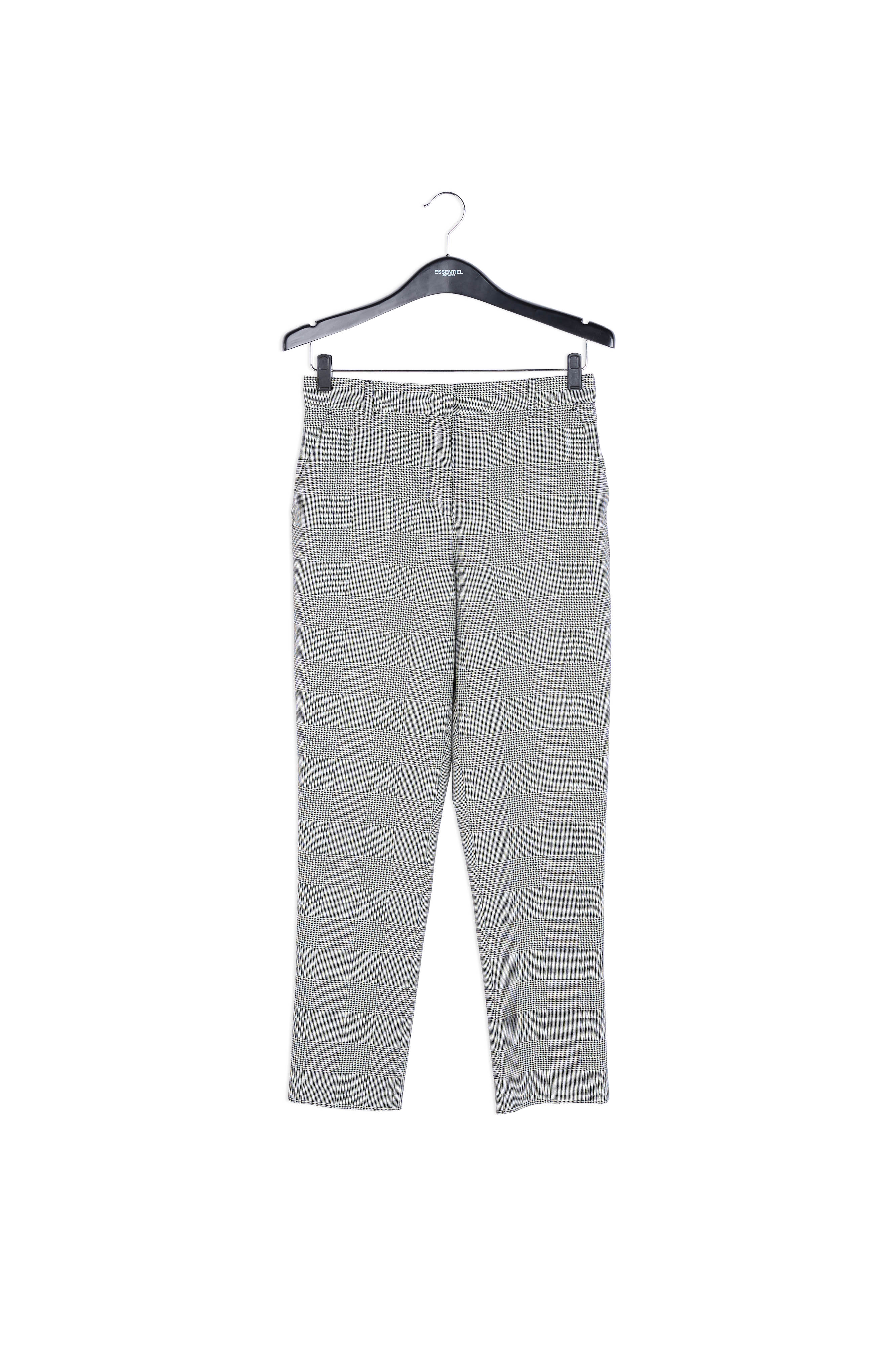 Black and white checked pants RE—SSENTIEL | Essentiel second hand