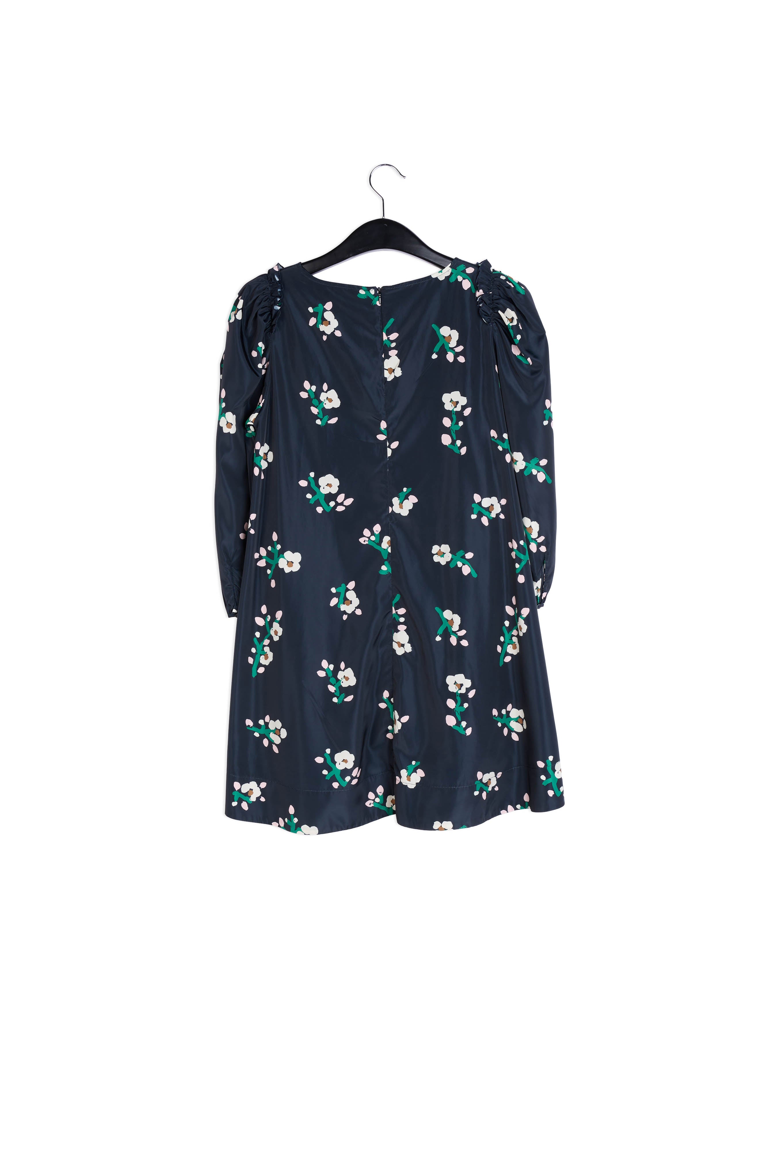 Black taffeta mini dress RE—SSENTIEL | Essentiel second hand